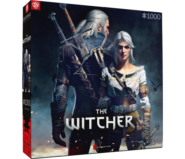 GOOD LOOT Gaming Puzzle: The Witcher (Wiedźmin): Geralt & Ciri Puzzles 1000 - 1068692 - zdjęcie 2